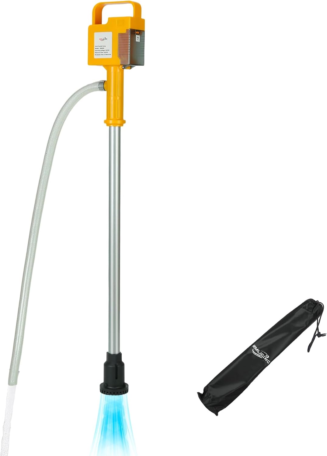 Cordless Stick Water Transfer Pump Compatible with Dewalt 20V Battery(Tool Only), 900GPH Brushless Stick Utility Pump for Pool Garden Pond