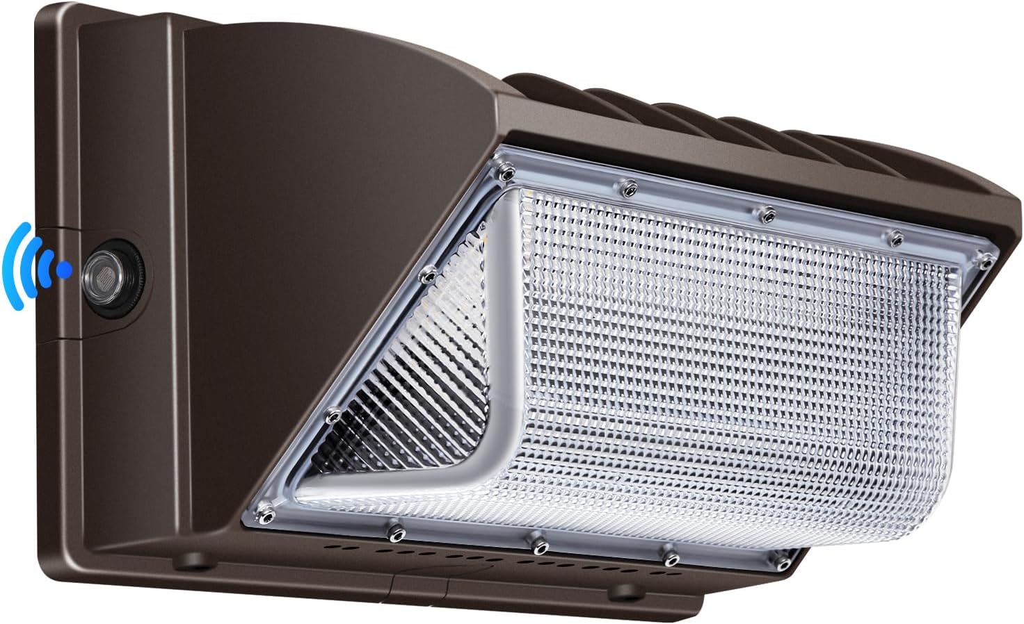 Juyace 150W LED Wall Pack Light with Dusk to Dawn Outdoor Lighting Security Flood Light 5000K 100-277V IP65 Waterproof for Barn Warehouse