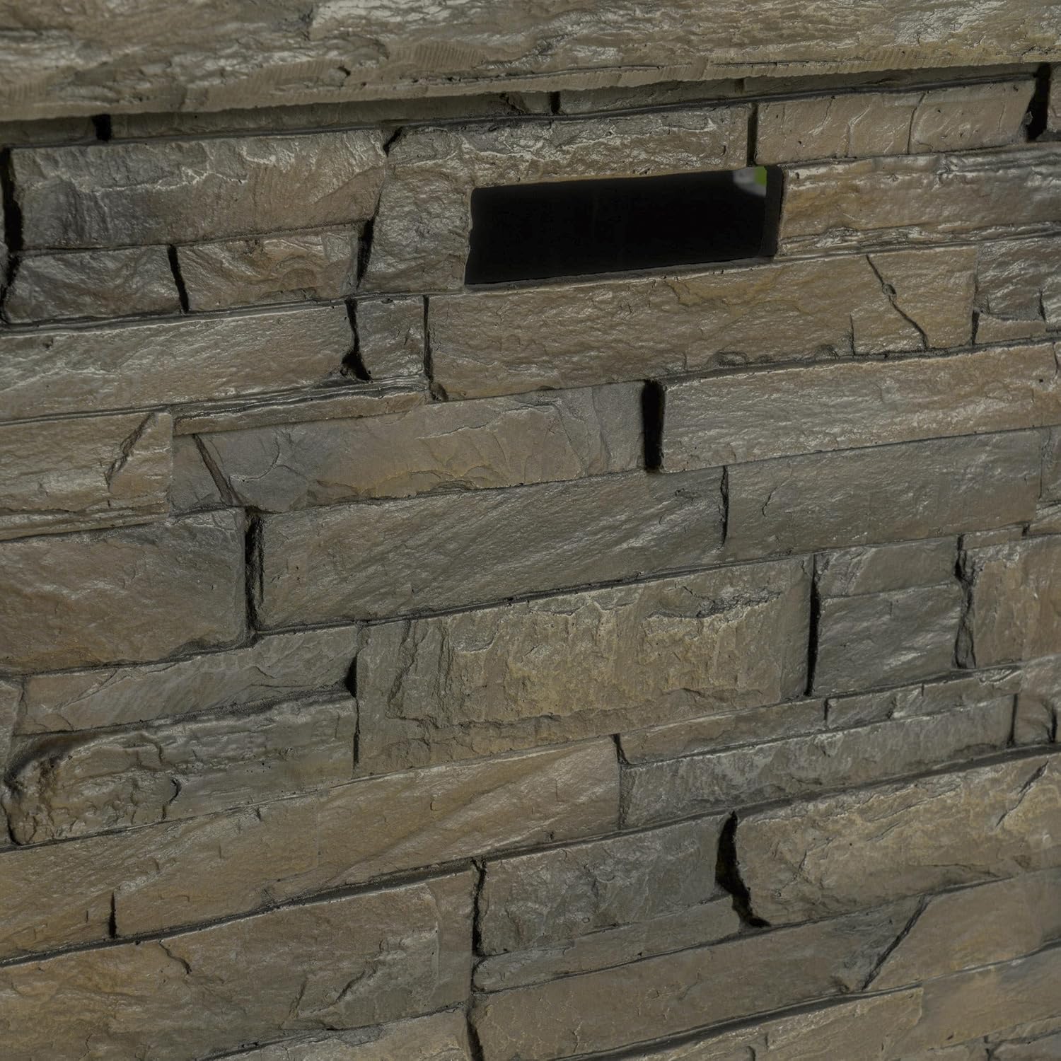 35 Inch Square Propane Fire Pit CSA-Listed Outdoor Fire Pit Table, 40,000 BTU, Add Warmth and Ambience to Parties On Patio Deck Garden, Grey