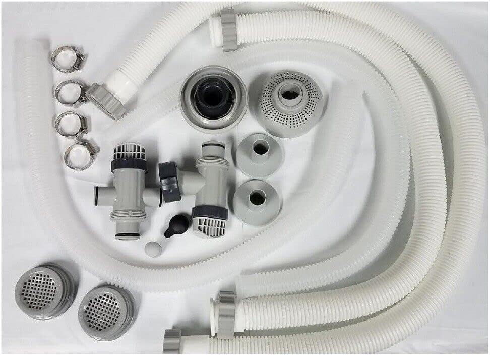 Replacement for Intex Pool Accessory kit with Pump Hoses Plunger valves Jet Nozzle and Small str