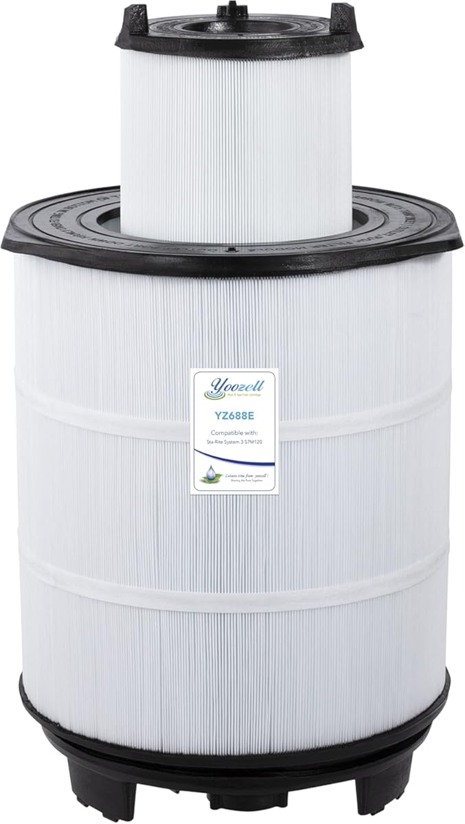 YZ688E. System 3 S7M120 Pool Filter Inner&Outer Replacement 25021-0200S 25022-0201S Darlly SR300 300Sq.ft (S7M120 Set)
