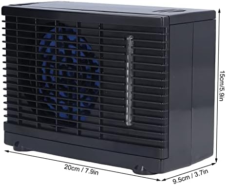 Desk Air Conditioning Fan, Fashionable Small Evaporative Cooler Portable Low Power Consumption Silent for Car for Home