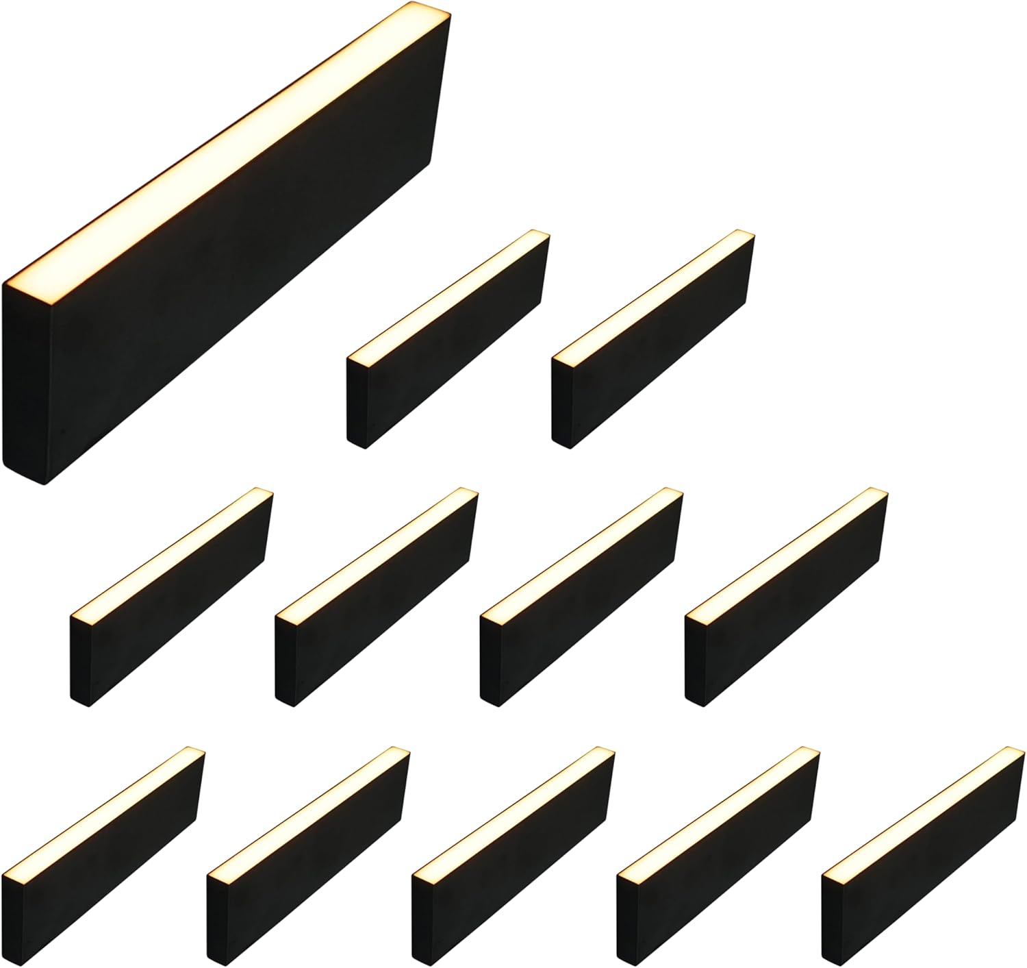 LUMENGY Paver Light 0.5x9 Inch 2700K Brick Lighting for Pavers, Driveway, Pathway Patio, & Garden, 12V Waterproof IP67, Drive-Over Rated (12-Pack)