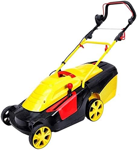 Rotary Mowers Electric Lawn Mower,Hand-Push Household Electric 1600W Lawn Mower Mowing,Width 40cm Use Area 1200m2 Capacity. GINOLEI