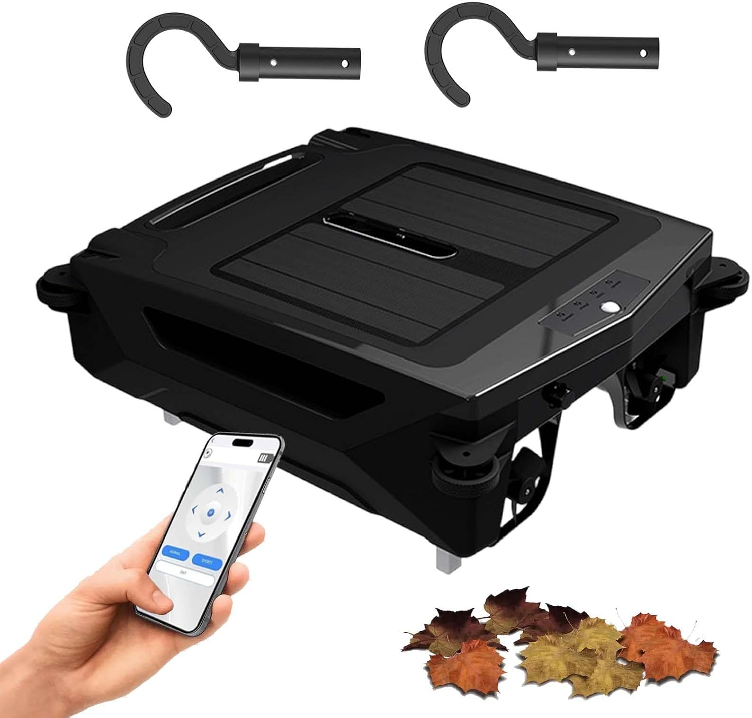 Solar Powered Pool Skimmer,Electric Pool Cleaner Cleaner,Two Working Modes: Fast Cleaning/Normal Cleaning,by App Control