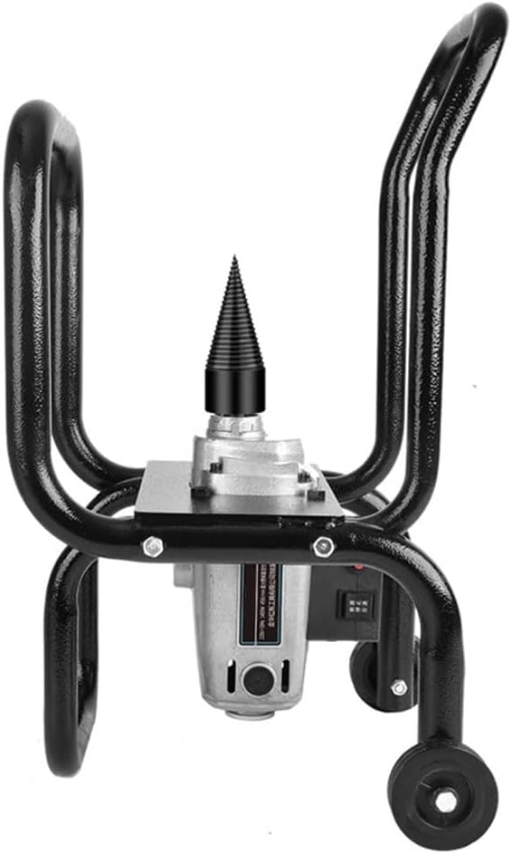 Log Splitter Small Household Log Splitter Lightweight Portable Wheel-Equipped Easy Movement Splits Firewood