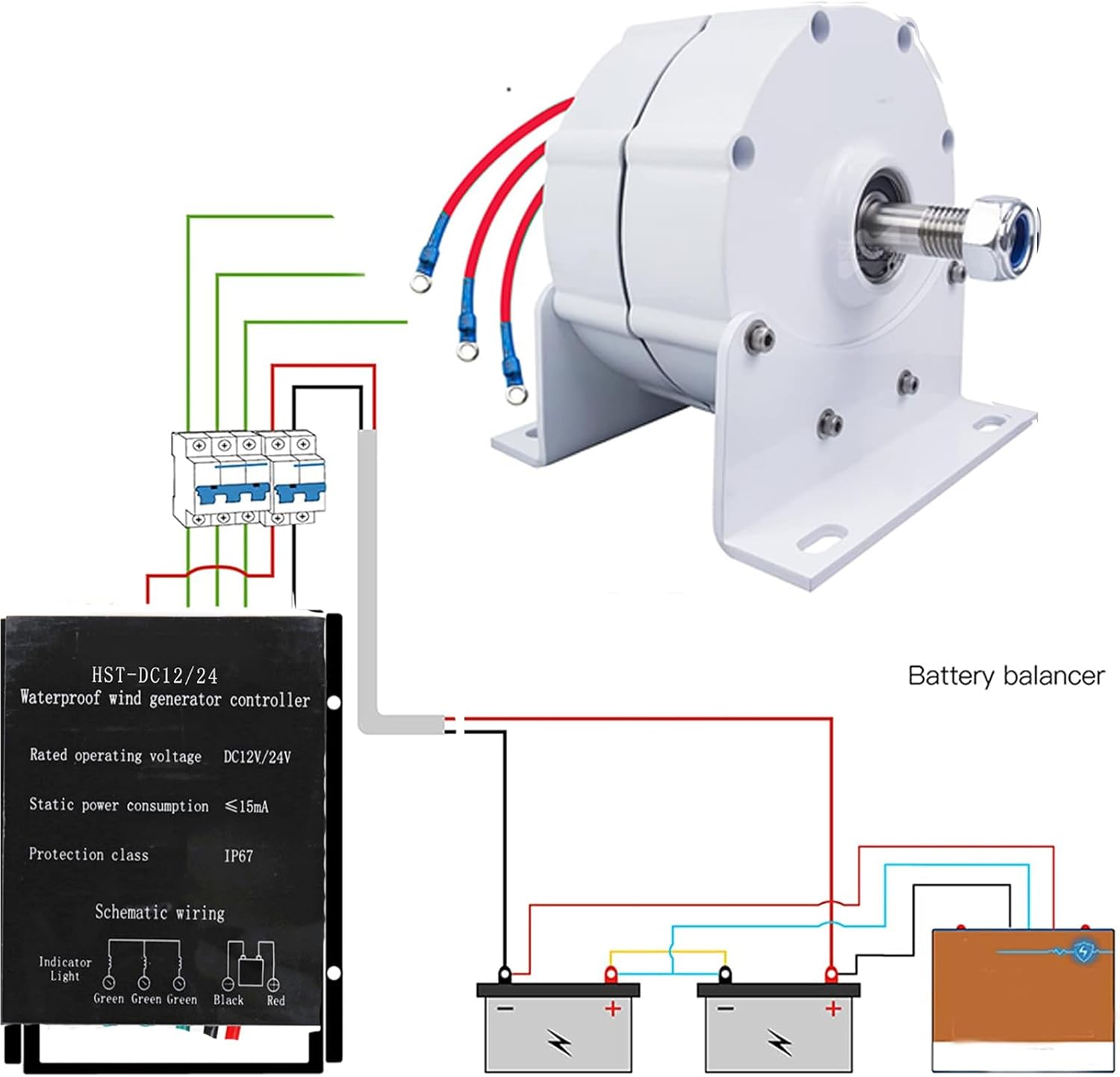 16000W No Noise 220V Low Speed 3 Phase Permanent Alternator for Household Use in Wind Turbines and Water Turbines