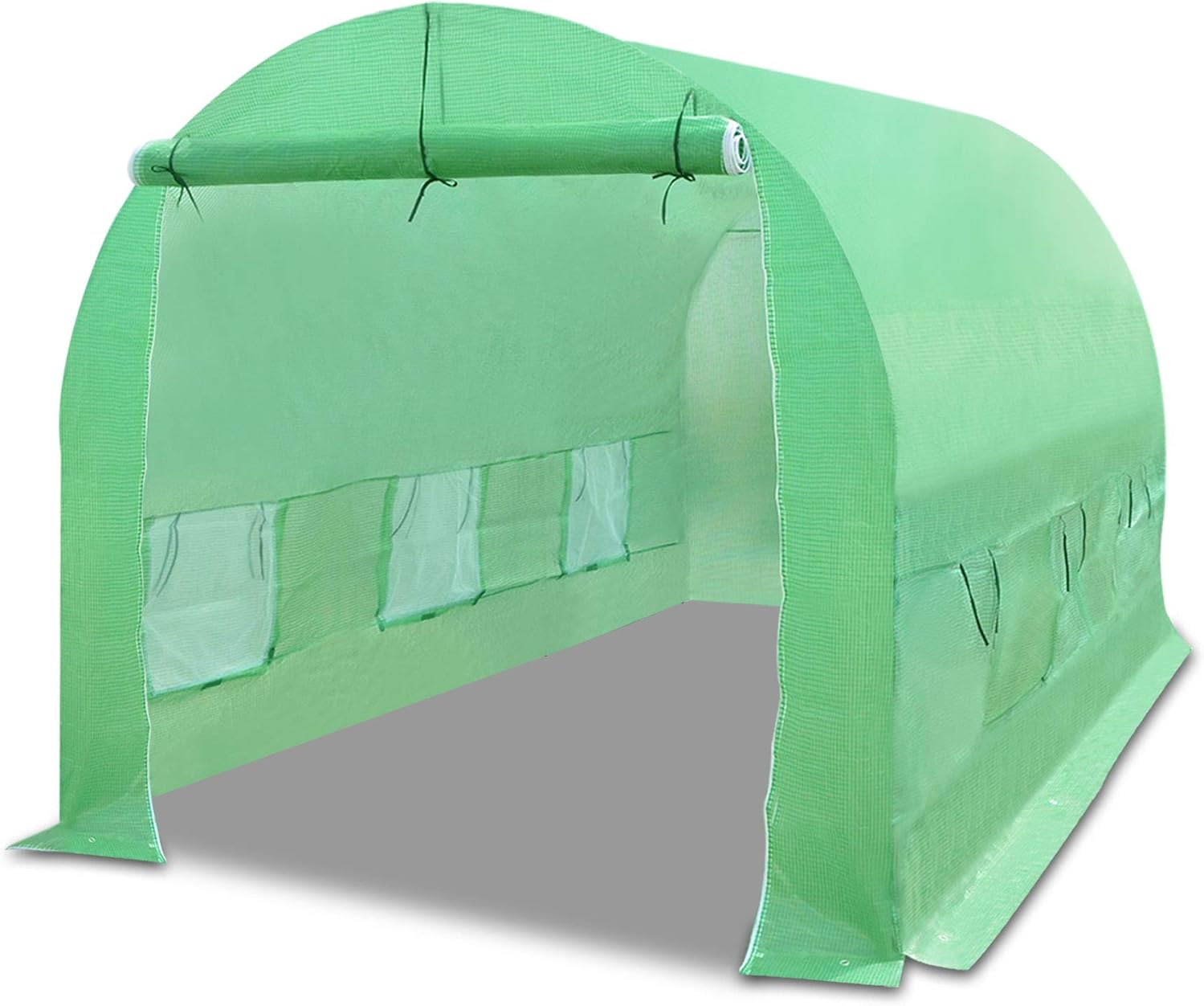 Strong Camel Portable Greenhouse Cover Larger Walk in Greenhouse Replacement Cover Top(12'X7'X7' (Cover Only))