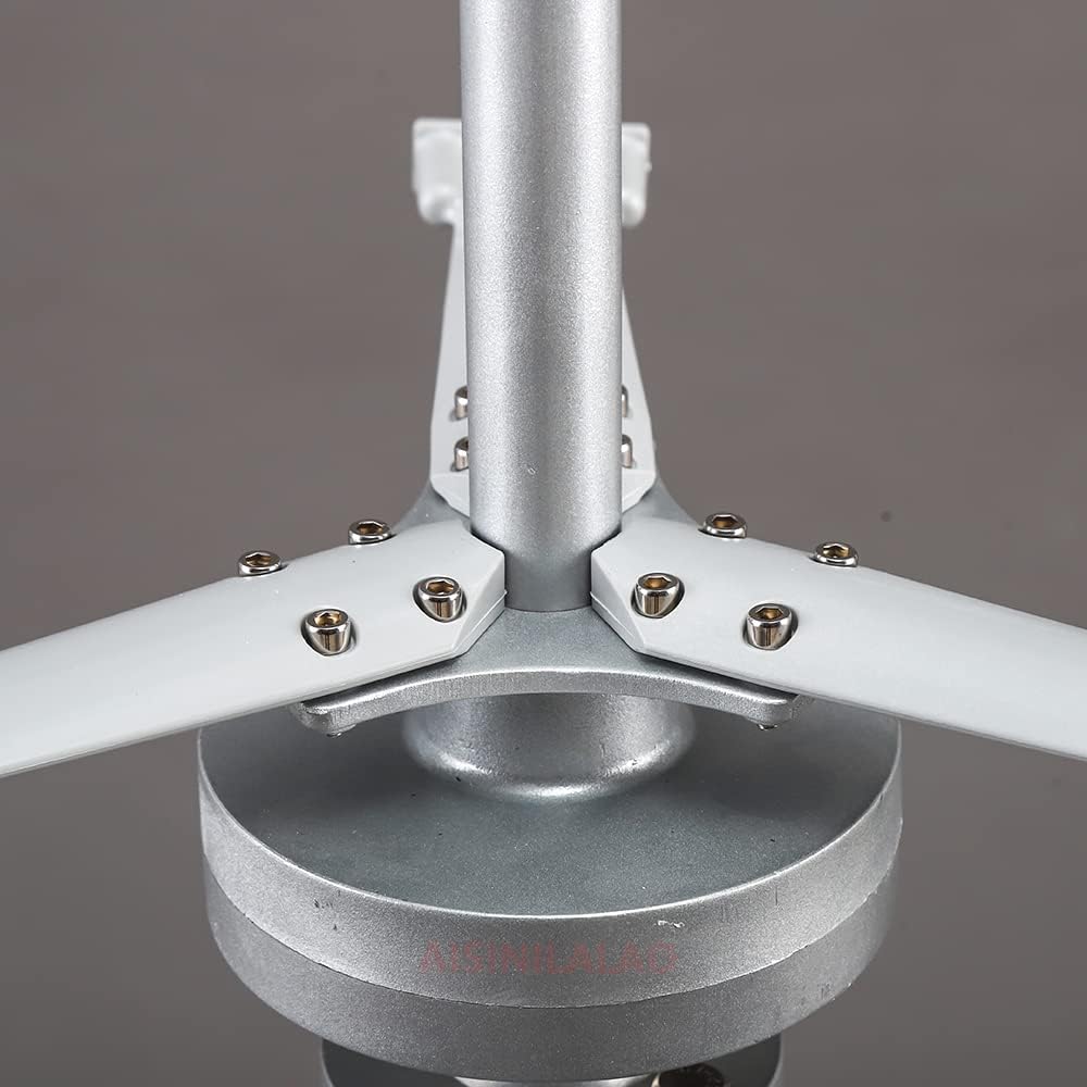 220V Vertical Wind Turbine Wind Generator 12000W 12V 24V 48V 3 Phases 50HZ 3 Blades No Noise Wind Turbine Generator for Home Farm Use(with Controller)