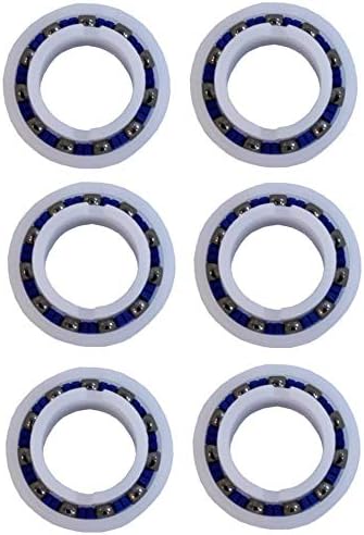 Polaris Ball Bearings Replacement Wheel for Pool Cleaner 280/180 C-60, 6-Pack