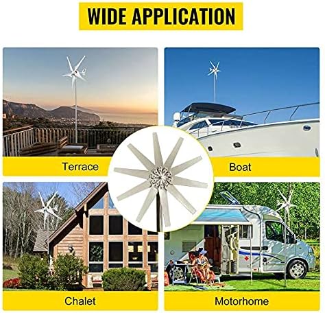 10 Blades 8000W Wind Turbines Generator Wind Generator with Charge Controller Windmill Wind Turbine Energy Generators