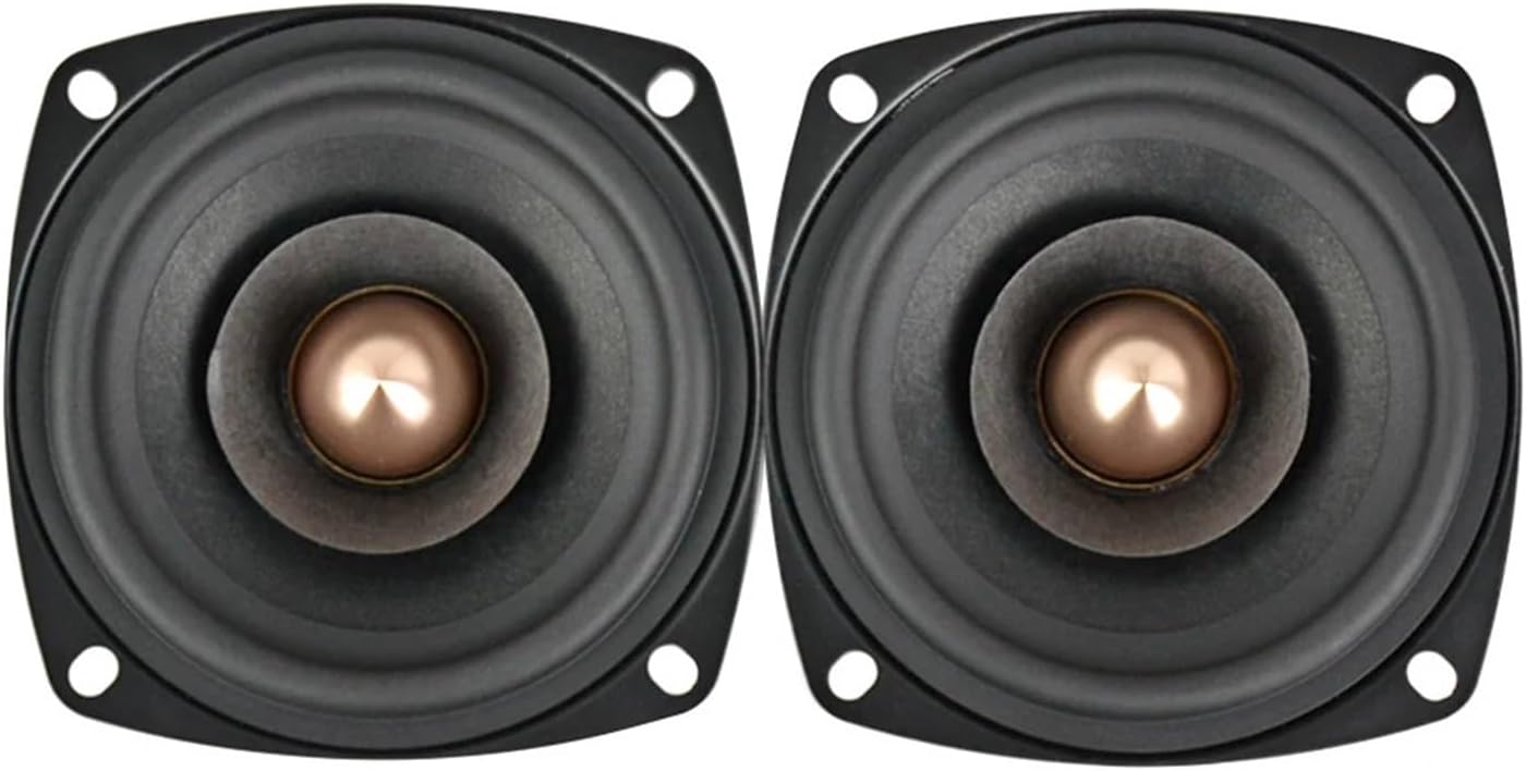 2Pcs 3 Inch Audio Speaker 4Ohm 8Ohm 15W Full Range Speaker HiFi Treble Mediant Bass Loudspeaker(Blue)