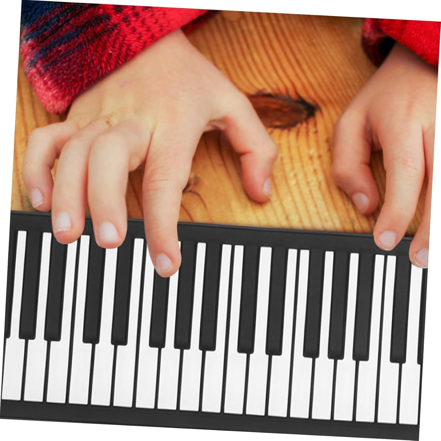 Keys Portable Roll up Piano Silicone Foldable Electronic Keyboard with Speaker for Travel and Beginners Battery-powered Full Key Layout Audio