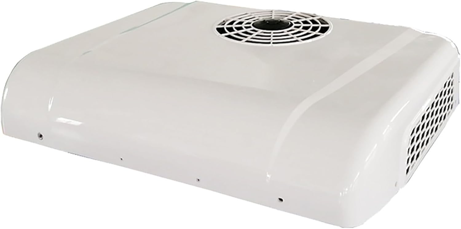 RV Air Conditioner 12V/24V Dc Universal Electric Truck Rv Rooftop Air Conditioner, 8 Hour Running Non-Ducted, Quiet Ac - Heat and Cool, Rv Ac Unit, Camper Air Conditioner for Rv Bus Truck Ve
