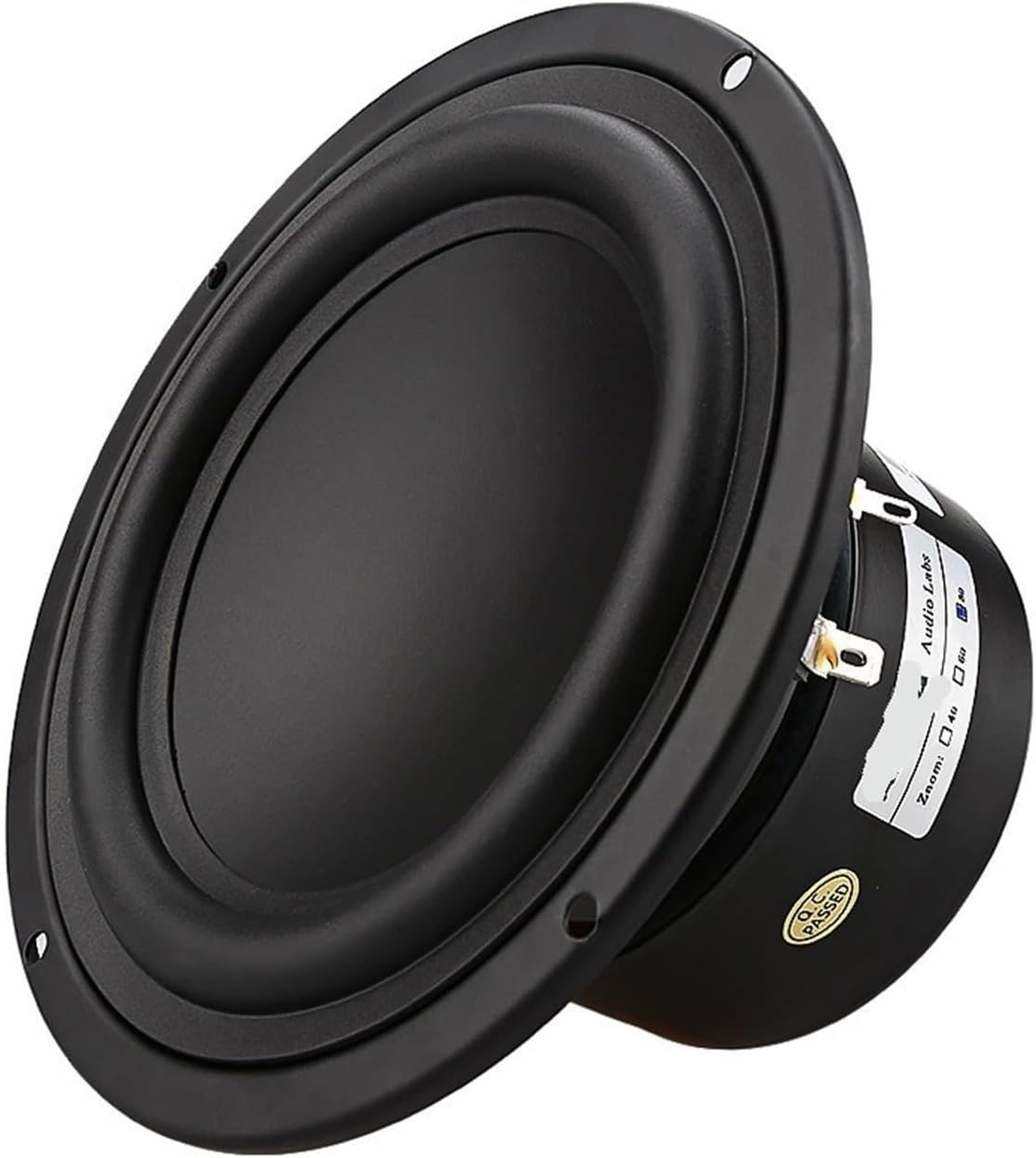 1Pcs 5.25 Inch Subwoofer Speaker 4/8 Ohm 40W Woofer Speaker Strong Bass Home Theater for Bookshelf Speaker Car Audio DIY(8 ohm)