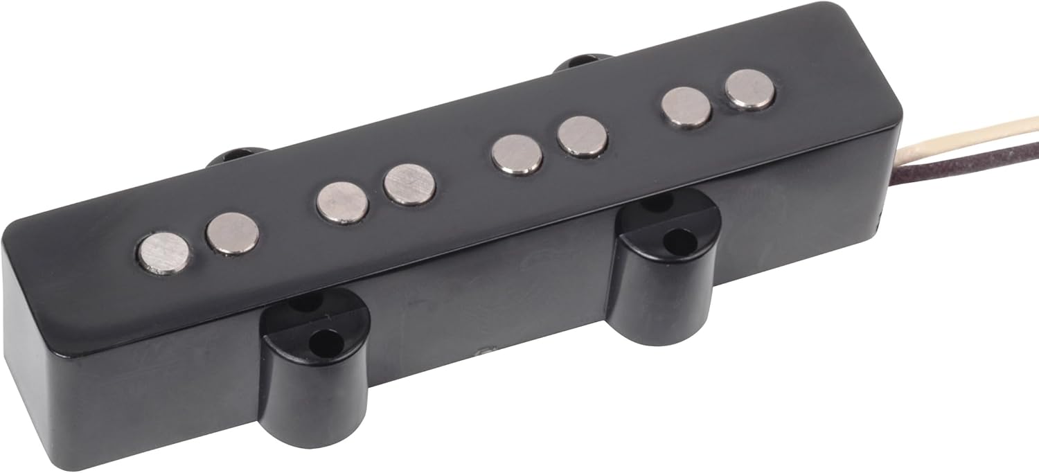 StewMac Standard Jazz Bass Pickup pickup, Neck, Black Cover