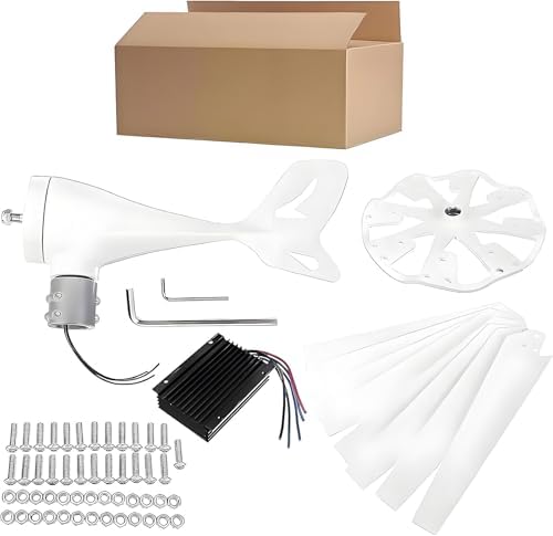 20000W Vertical Axis Wind Turbine Generator Kit, 12V/24V/48V, 8 Blades, Efficient Outdoor Power System for Home, RV, Marine - Eco-Friendly Windmill Solution