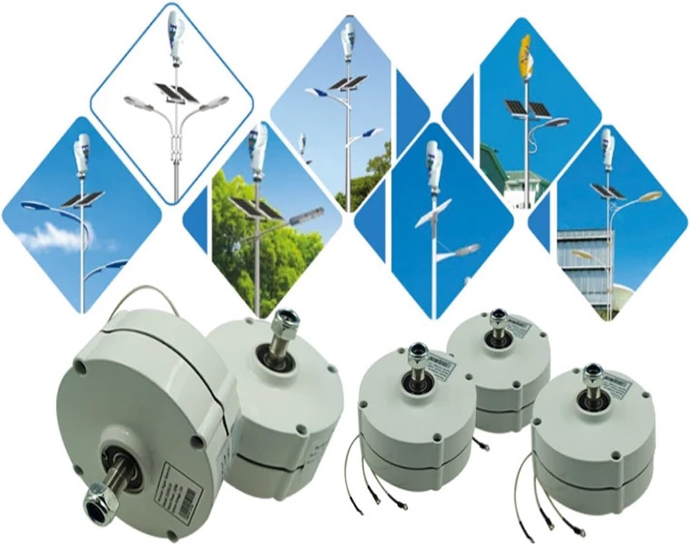 Wind Turbines, 400W Permanent Magnet Generator 600RPM 12V 24VAC Alternator for Vertical Or Horizontal Wind Turbine Low Start Up Torque(24VAC)