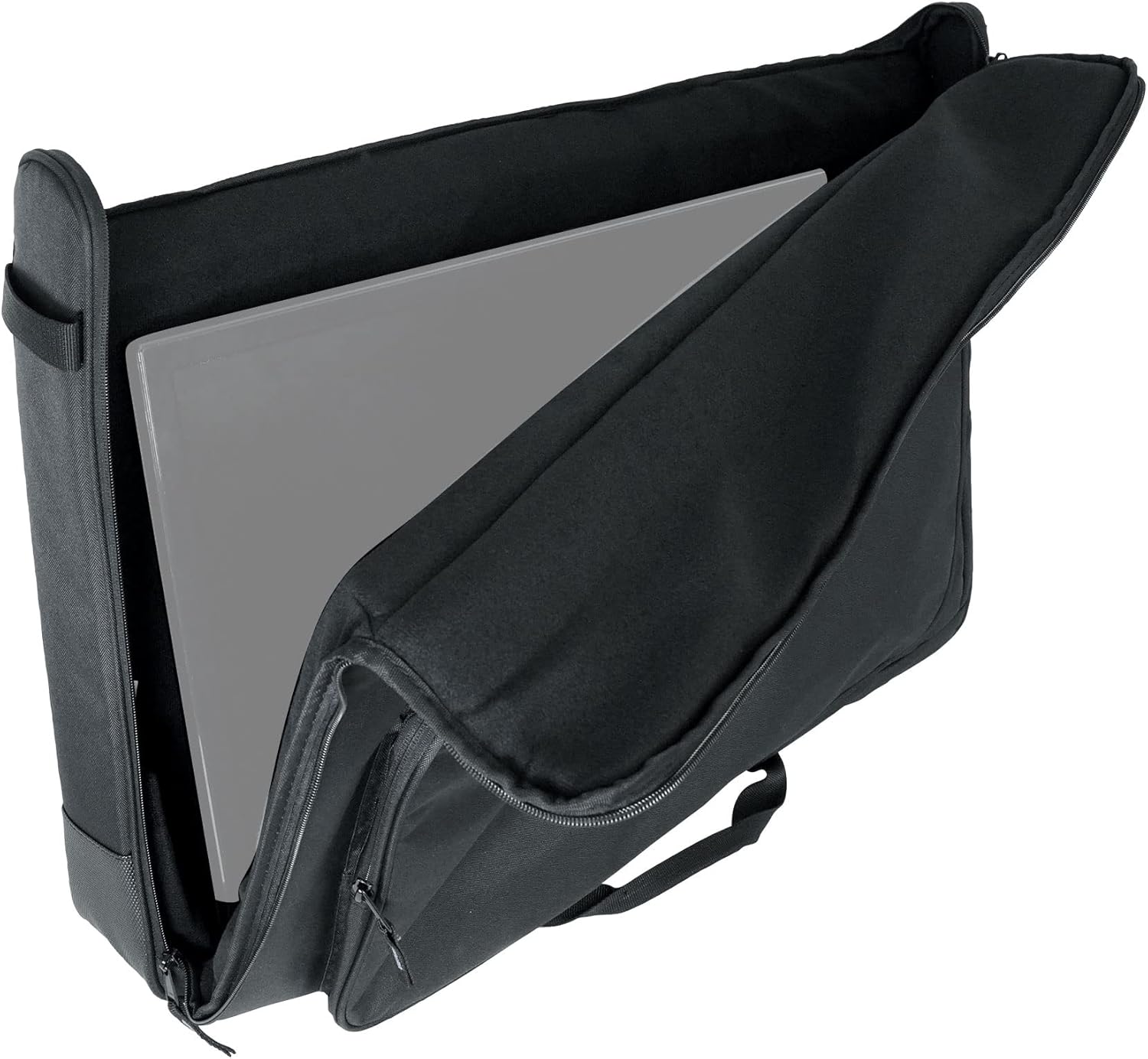 Rockville TVB2732-1 Padded LCD TV Screen Travel Gig Bag, Fits 27-32 Inch Monitors, Water-Resistant Nylon, Adjustable Straps, Accessory Pockets, for Musicians and AV Professionals