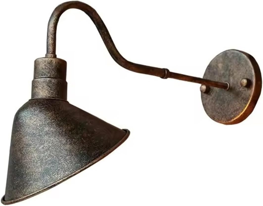 American Industrial Outdoor Wall Lamp Porch Courtyard Garden Billboard Park Light Stair Bedside Bedroom Lamps,Practical Lighting fixtures