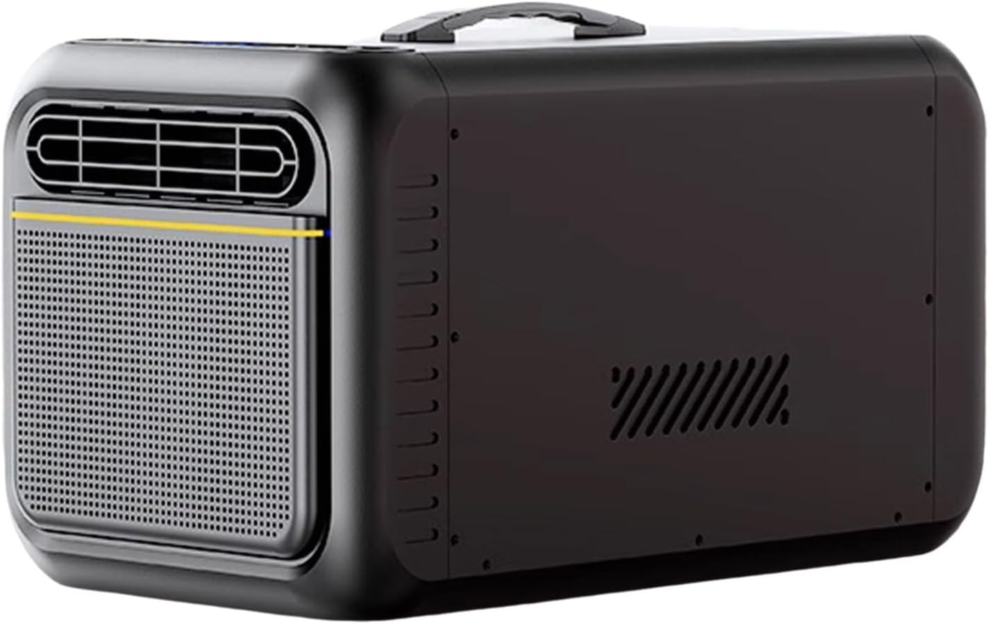 Small Room Air Conditioner Portable Air Conditioners Drain-Free Function with Remote Control and Touch Panel No Installation Required Suitable for Office Camping(Black)