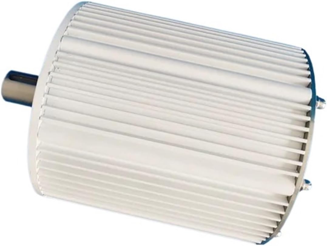 10kw 20kw Wind Turbine Generator 48V 96V Low Speeds 3 Phase AC Gearless Permanent Magnet Generator Use for Water and Wind Power Low Starting Speed for Home(Taper Shaft,96V_20KW)