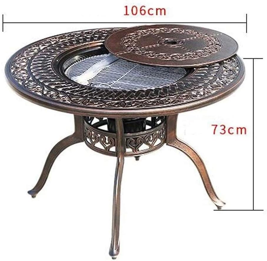 Outdoor Fire Pits, Multi-Functional BBQ Desk - Grilling & BBQ Utensils