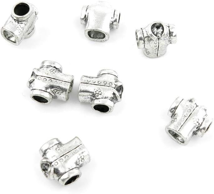 260 Pieces Antique Silver Tone Jewelry Making Charms Findings Fashion Wholesale Supplies Pendant Lots Bulk Supply 747919 Clothing Loose Beads