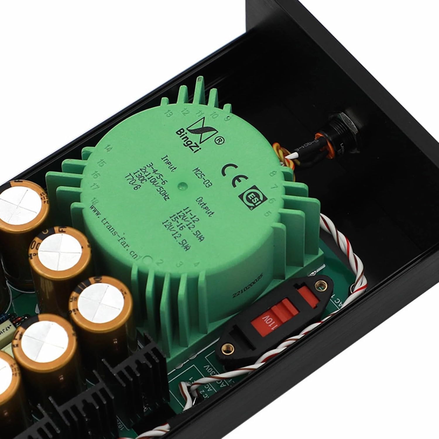 25W Upgrade Audiophile Linear Power Supply for DC5V 9V 12V 15V 18V 24V for Audio USB decoder/Raspberry Pi 3B 4B 5B / Router/preamp/Phono amp/Headphone Amplifier (12V 2A)