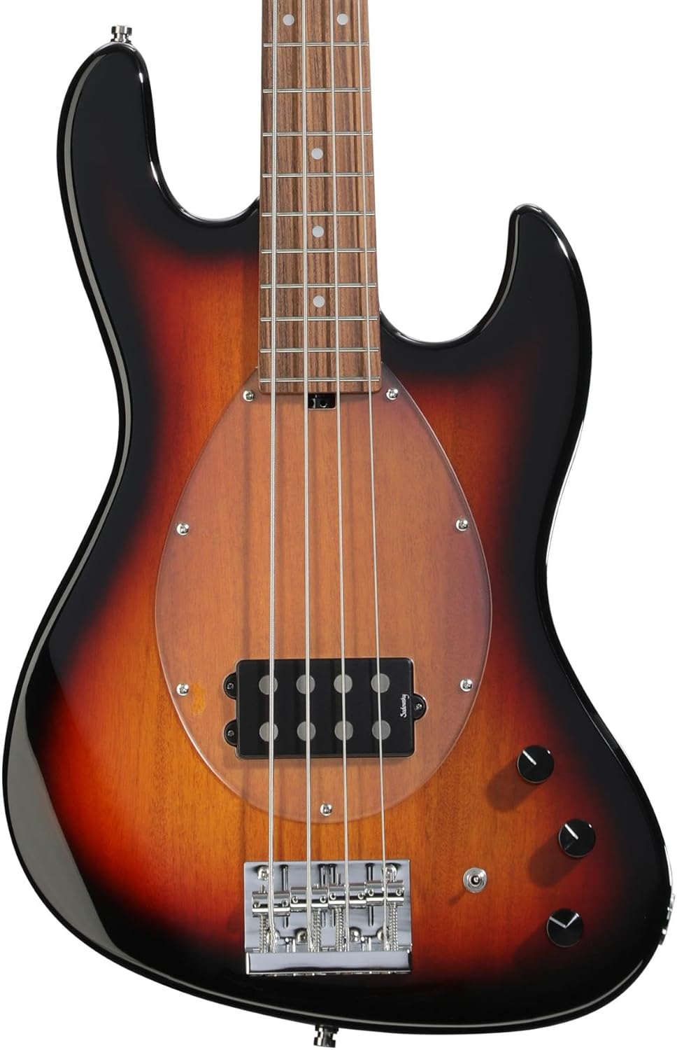 Sadowsky MetroExpress Vintage M Bass Guitar - Tobacco Sunburst Transparent, Morado Fingerboard