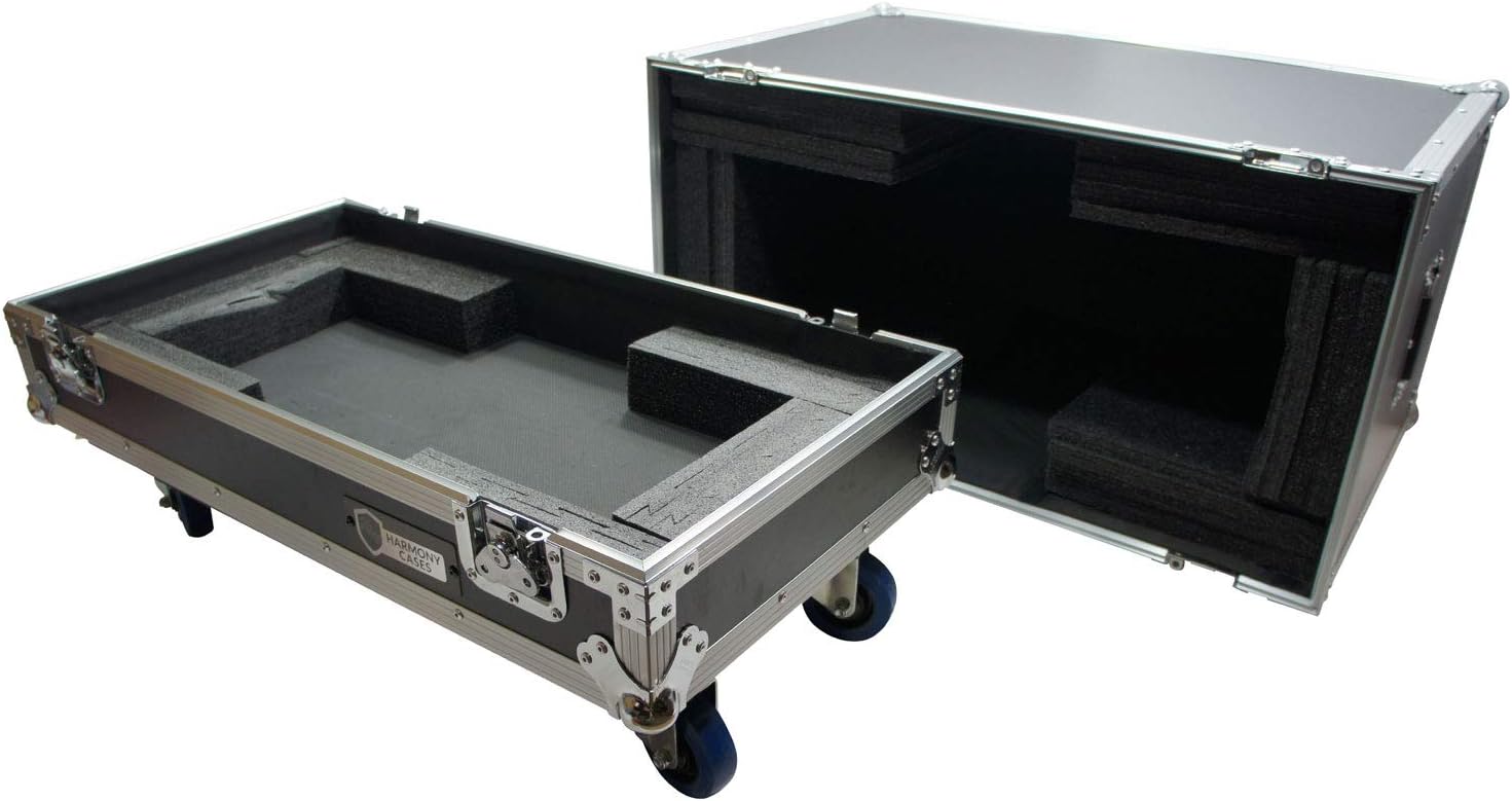 Harmony Audio HCGC212C Universal 2X12 Electric Guitar Combo Amp Rolling Flight Case