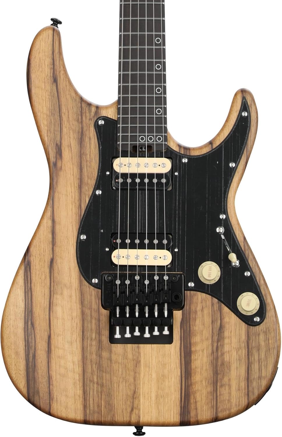 Schecter Sun Valley Super Shredder Exotic FR Electric Guitar - Natural Black Limba