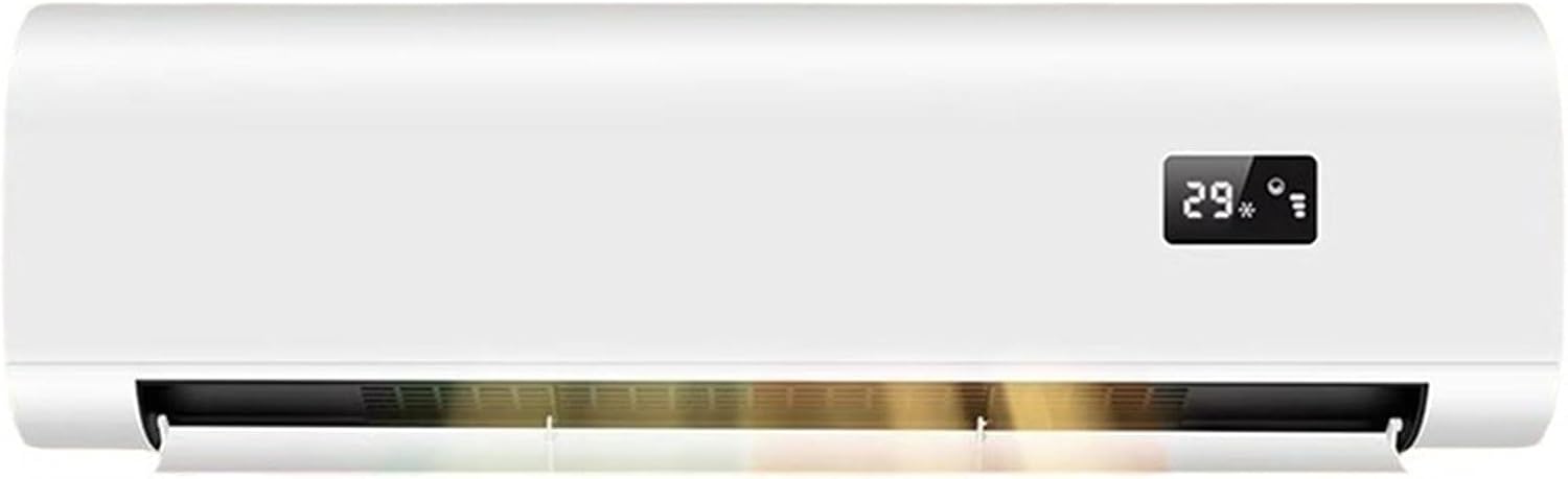 Household Air Heater, Wall-Mounted Bathroom Waterproof Electric Heater Heating and Cooling Dual-Use Energy-Saving Heater for Indoor Outdoor Office Patio Conservatory,White