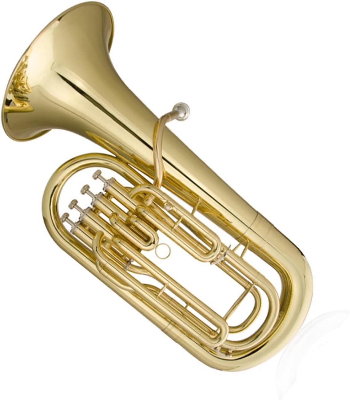 Gold Plated B Flat Key Euphonium Instrument Euphonium All-brass Instrument