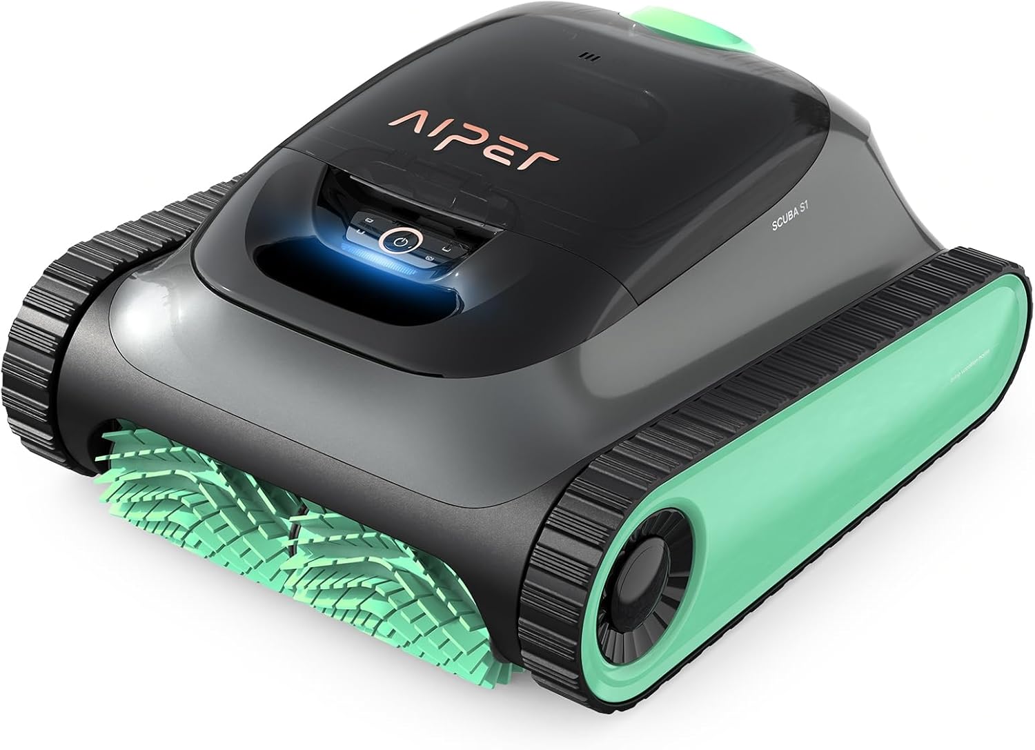 AIPER (2025 Upgrade) Scuba S1 Robotic Pool Cleaner, Wall & Waterline Cleaning, Extended 184-Min Battery Life, Ultra-fine Filtation, Smart Navigation, App Support, OTA Upgrade