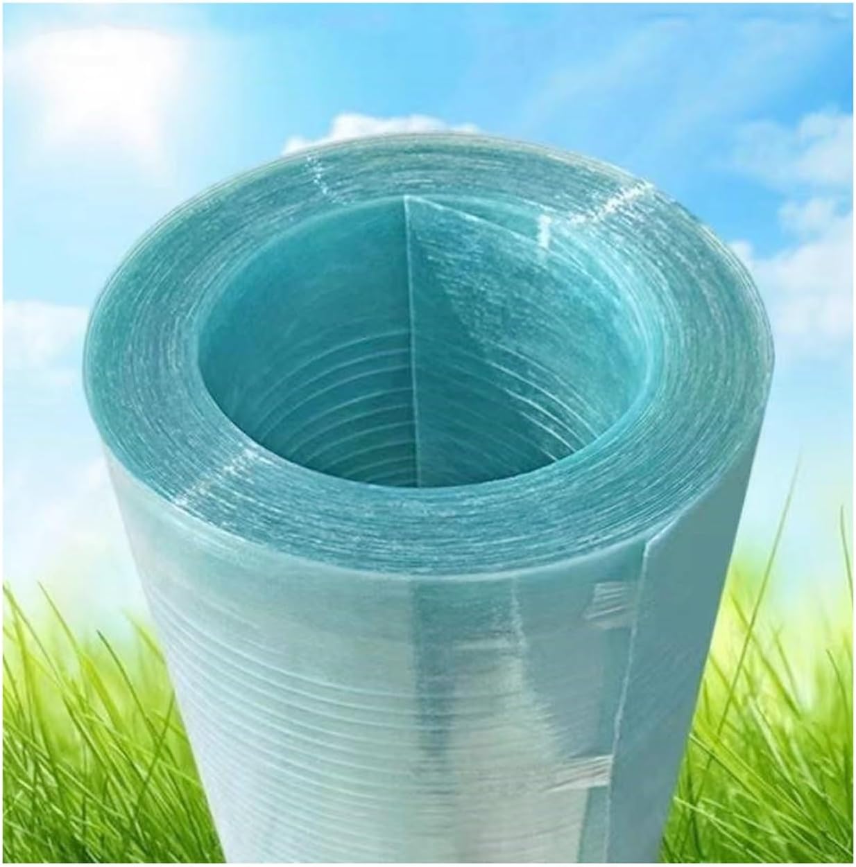 Anti-UV Rainproof Greenhouse Clear Daylighting Panels，Clear Polycarbonate Sheet，FRP Daylighting Plate,for Sun Room,Outdoor Garden and Greenhouse Covering，Custom Size (Size : W1xL20m)