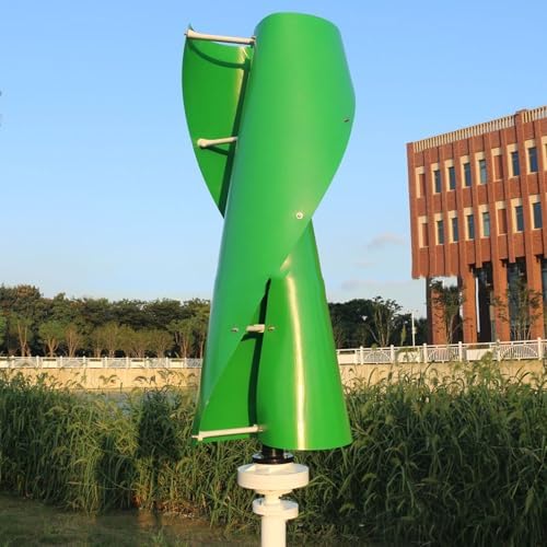 2000W/4000W/8000W/10000W Wind Turbine Generator Kit - 12V/24V/48V Off-Grid System with Hybrid MPPT Charge Controller, Low Noise Maglev Design for Efficient Power Generation and Garden Lighting