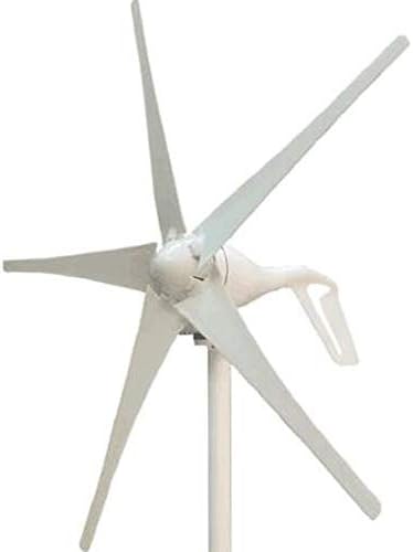 600W Horizontal Wind Generator Turbine 12V/24V Windmill with 5 Blades and Charge Controller for Home Use,12v
