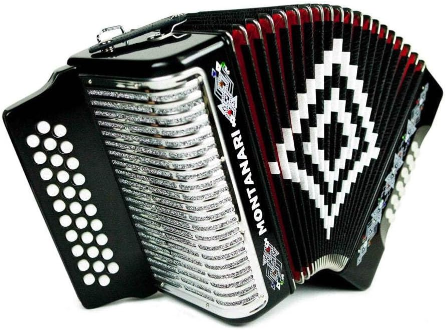 Montanari 3112 G Acordeon Fa Negro Accordion FBE