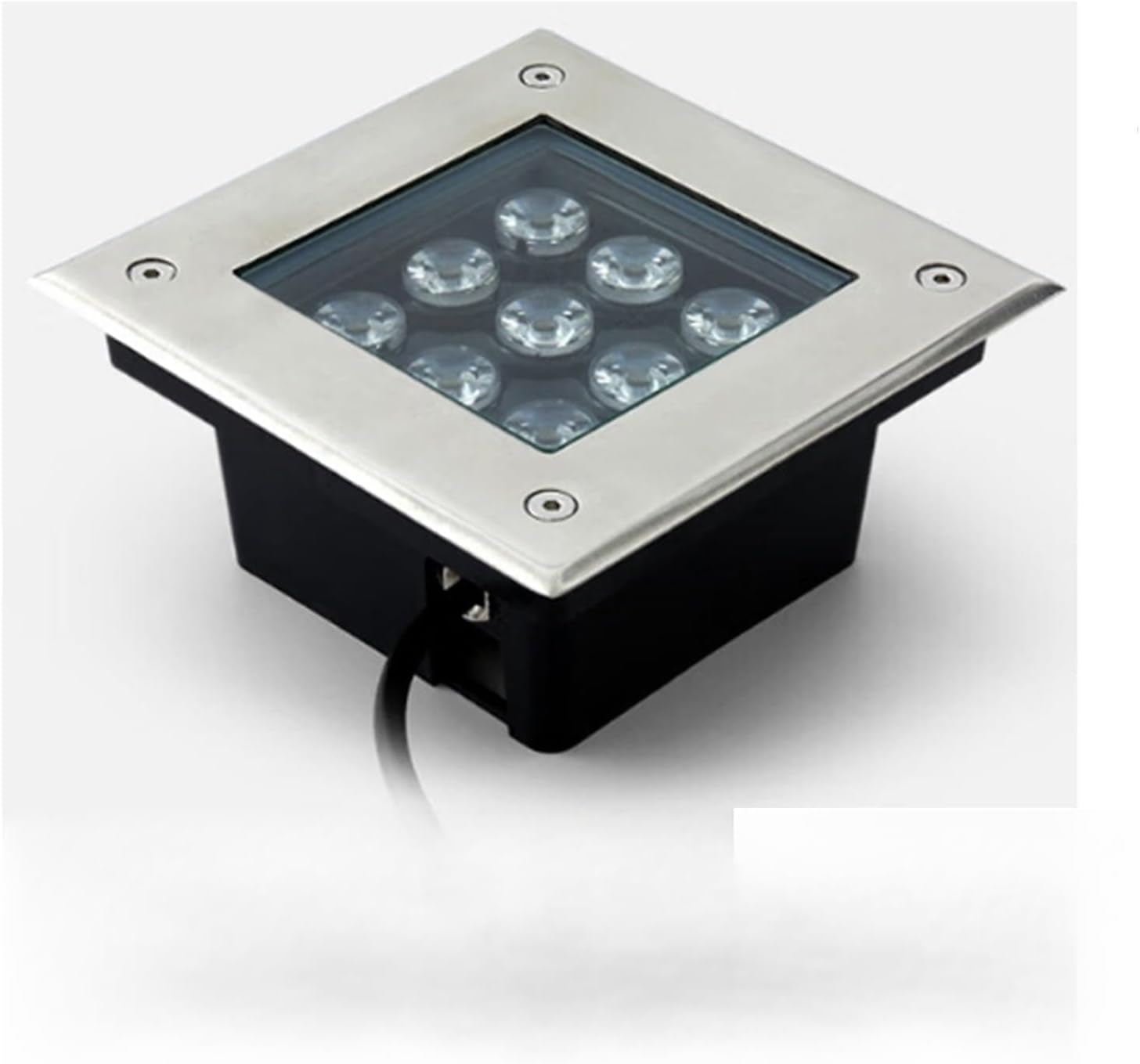 Outdoor Ground Light Square Underground Light IP66 Waterproof AC85-265V LED Buried Lights for Garden, Yard, Driveway, Deck, Pathway Landscape Lamp(Purple,36W)