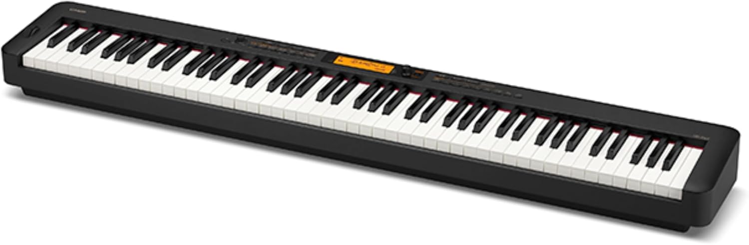 Casio CDP-S360 Slim 88-Key Weighted Digital Piano | Portable, Lightweight & Compact | 700 Tones, 200 Rhythms | Songwriting tools | USB-MIDI, Built-In Speakers | LCD Display