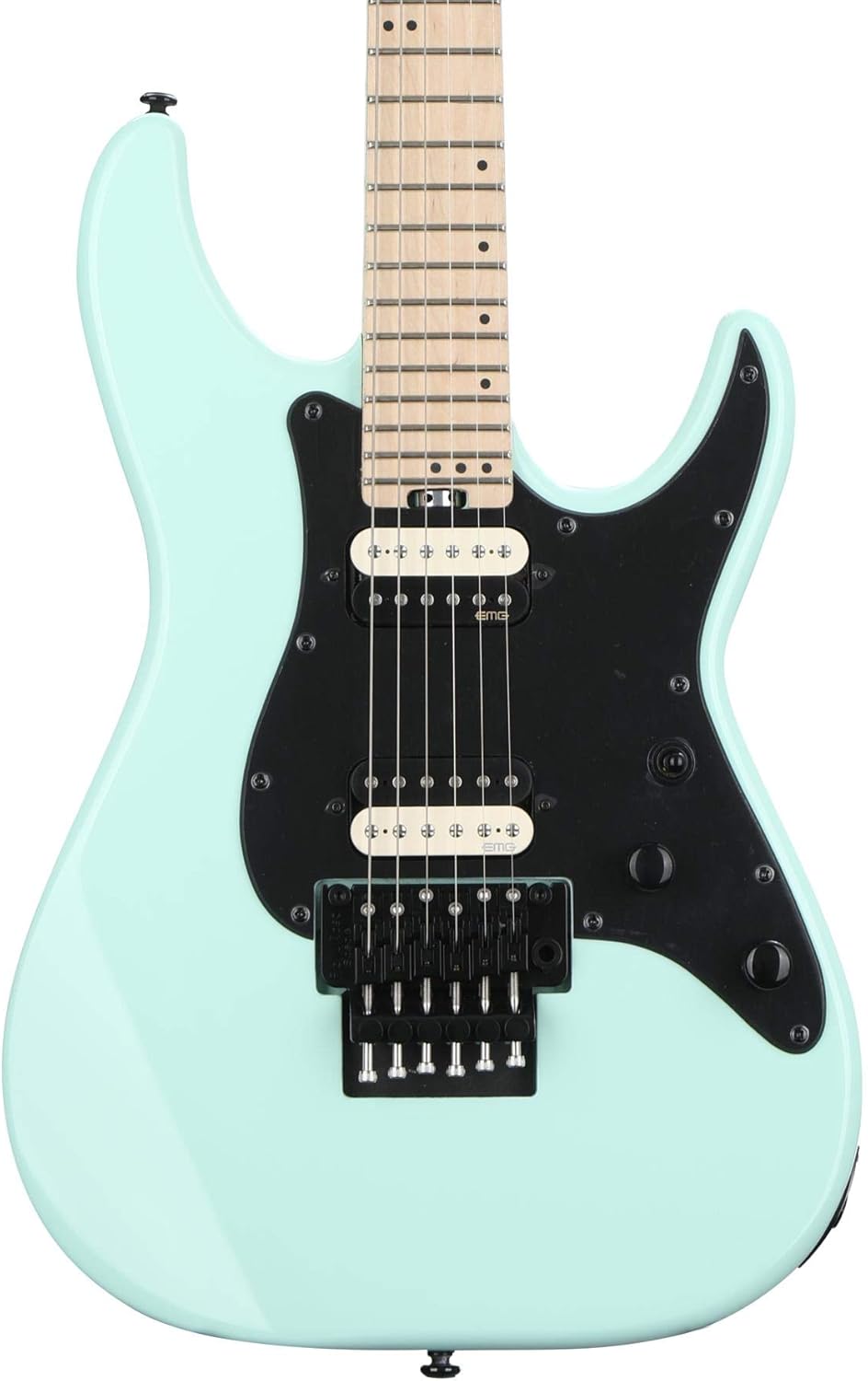 Schecter Sun Valley Super Shredder with Floyd Rose - Sea Foam Green