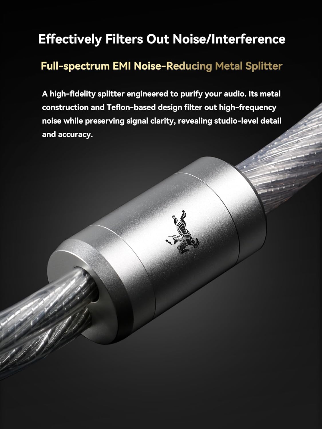 Audiophile Speaker Cable with 4mm Banana Plugs - Silver-Plated Copper Conductors & Dual Shielding for Home Theater, Amplifier, Bookshelf Speakers (6.56ft/2m)