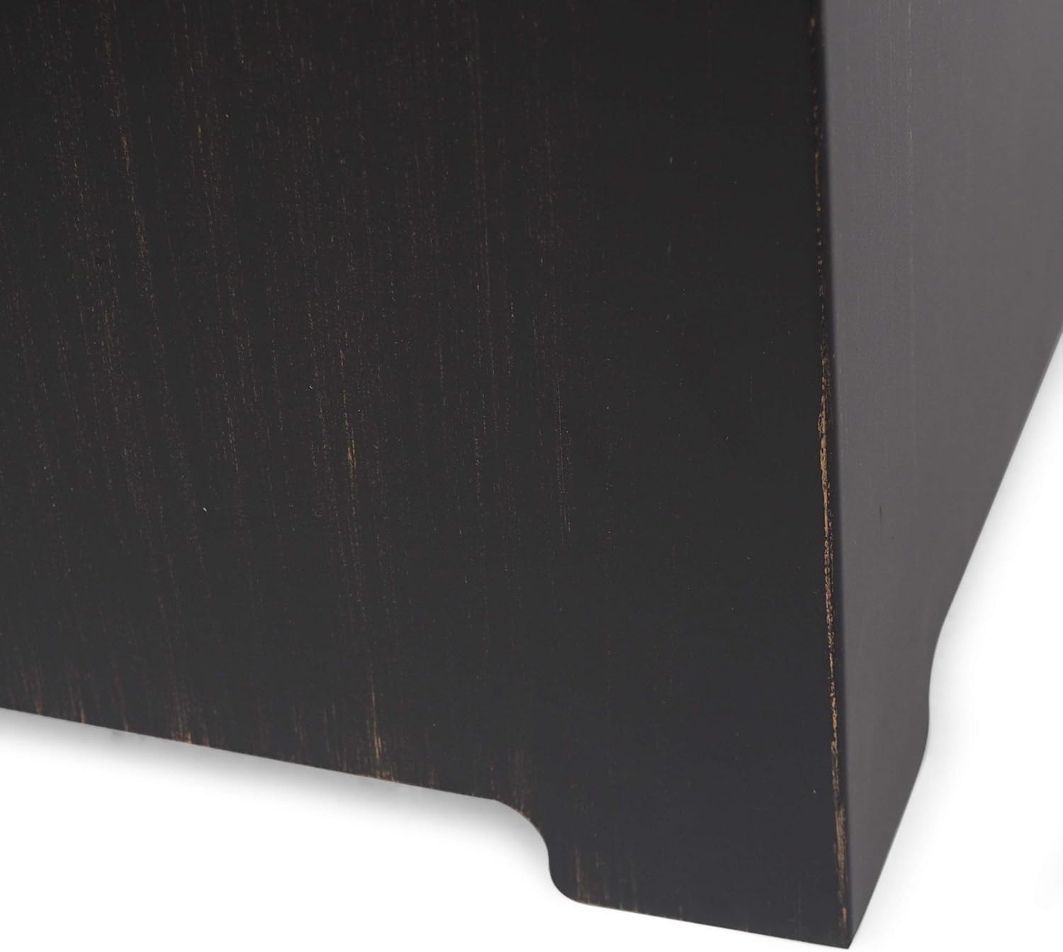 Propane Tank Cover for Outdoor Fire Pit, 15.25 Inch Brown Iron Tank Holder Side Table, Fire Pit Accessories Storage Solution, Multi-Functional Gas Cylinder Enclosure for Patio Garden, Only Table