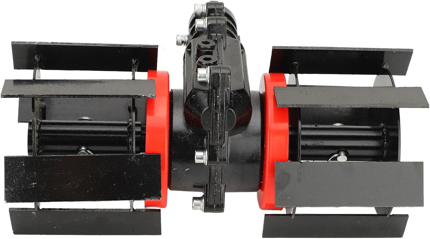 14cm Weeding Wheel 9 Teeth Straight Trowel Lawn Mower Accessory for Efficient Deep Plowing, Loosening, and Trenching for Home Gardeners and Landscaping Professionals