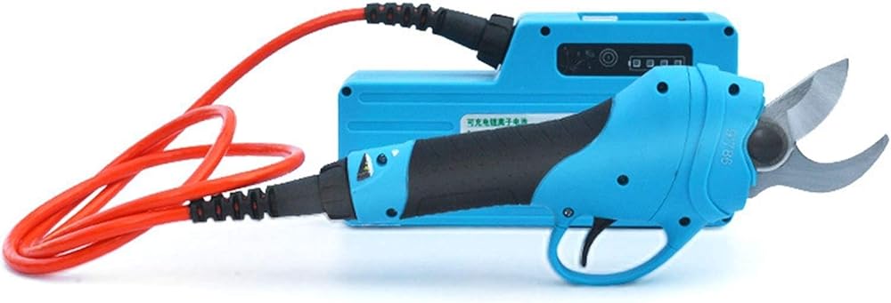 Professional Electric Pruning Shears Electric Pruning Shears with Backpack, Fruit Tree Pruners Gardening Branch Pruning Shears 30Mm 36V 4Ah 3-4 Hours Small Gift