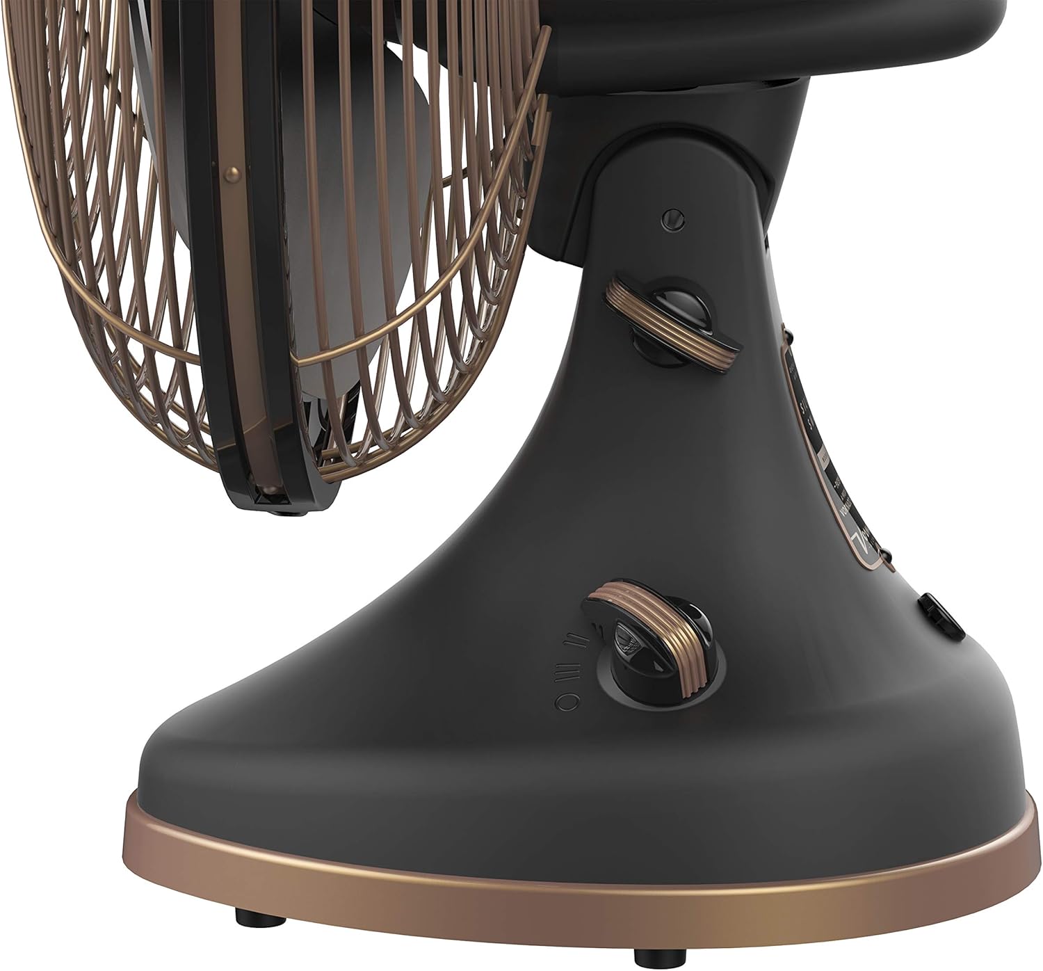 Vornado Silver Swan Alchemy Oscillating Vintage Fan, Gunmetal, Medium
