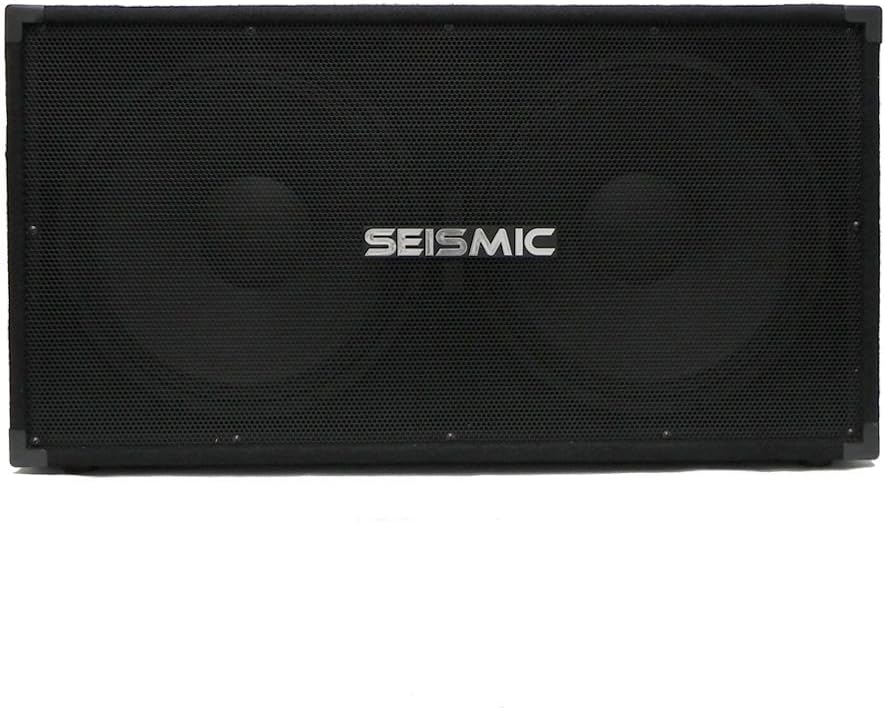 Seismic Audio - 215 Bass Guitar Speaker Cabinet 2x15 PA DJ 600 Watts Dual