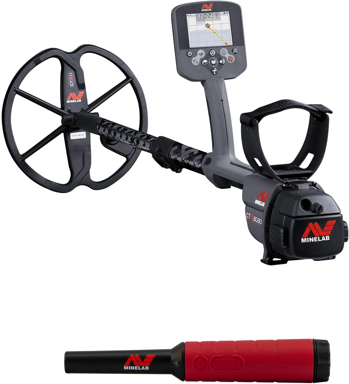 MINELAB High-Performance Metal Detector Bundle for Adults with CTX 3030 All-Terrain Detector and PRO-FIND 40 Pinpointer