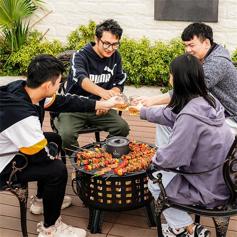 Outdoor Fireplaces Fire Pit Furniture Outdoor Brazier Household Smokeless Bonfire Garden Courtyard Barbecue Grill Fire Pits